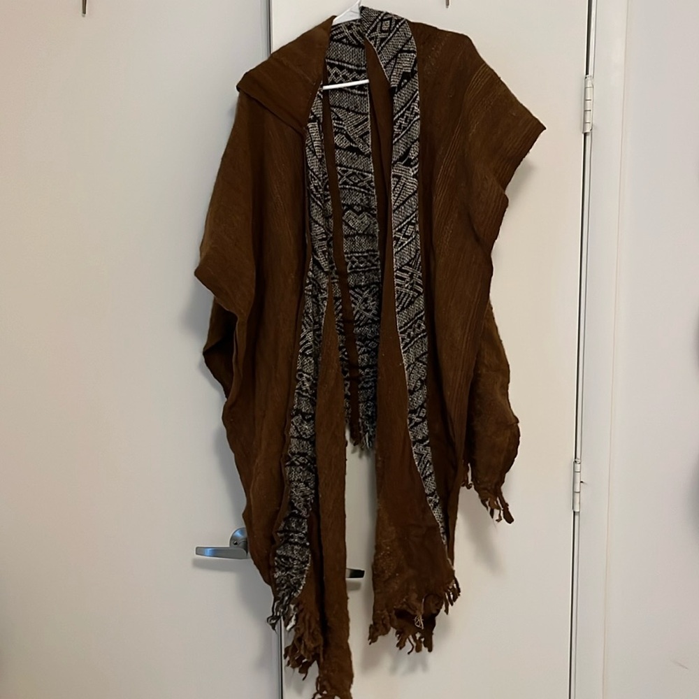 Authentic Peruvian Poncho - Men and Women